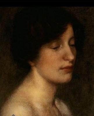 Thomas Cooper Gotch Portrait of the artist's wife Germany oil painting art